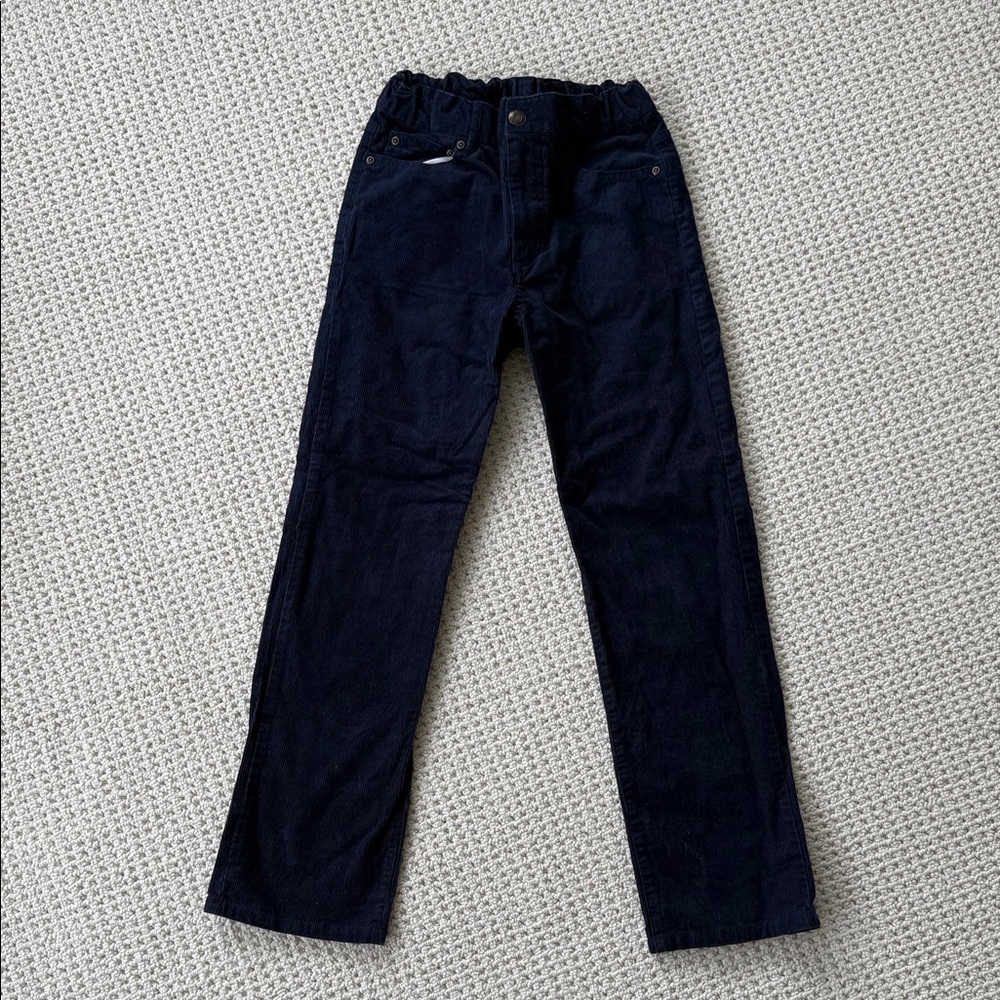 Janie and Jack Navy Corduroy Pants